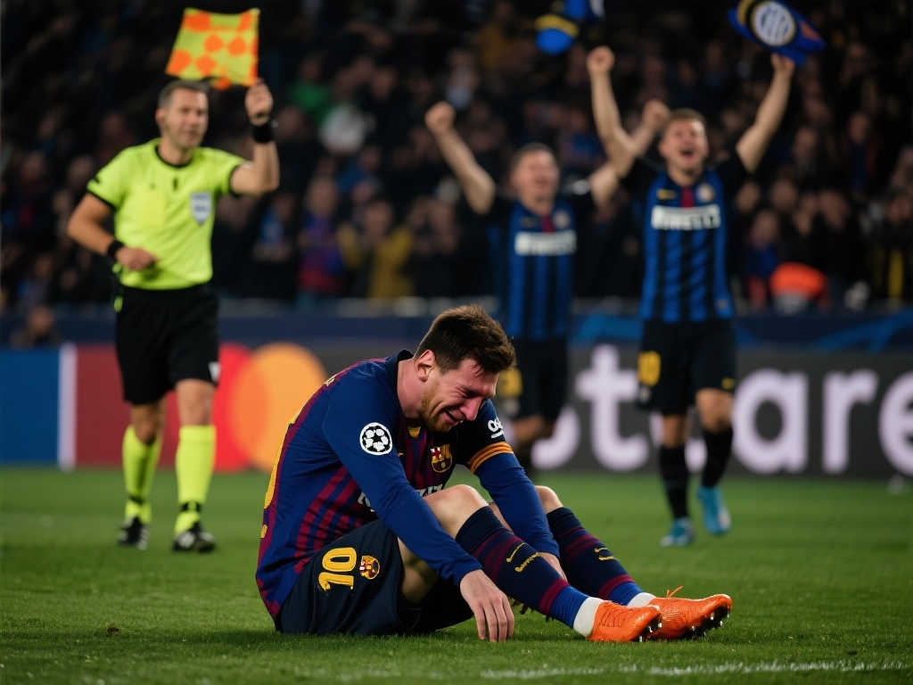 泪洒赛场:国米与巴萨欧冠半决赛终局谁更悲伤? 泪洒赛场:国米与巴萨欧冠半决赛终局谁更悲伤?